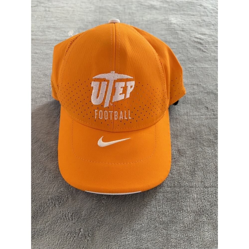 Nike UTEP Miners Football Cap Hat Adjustable Blue New No Tags